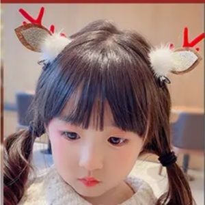 Hair Christmas clip new